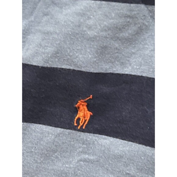 90s Vintage Polo Ralph Lauren Striped Rugby Polo Size 10/12 large Preppy Pony - Picture 4 of 8